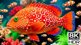🐠 8K Ultra HD | Beneath the Aquarium Blue – Discover Hidden Ocean Life screenshot 1