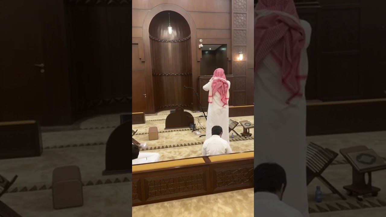 أذان جميل ومؤثر مهدئ في جامع الناصر مع المؤذن الرائع خليل الدواس Adhan (Khalil Al-Dawas) Al-Nasser