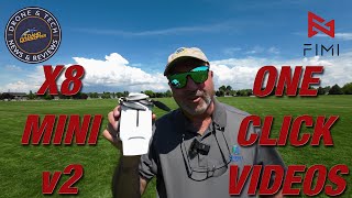 Fimi X8 Mini v2 - One Click Videos - Panorama Shot - Demonstration and Commentary