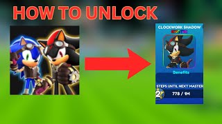 HOW TO UNLOCK CLOCKWORK SHADOW IN SONIC SPEED SIMULATOR - ROBLOX