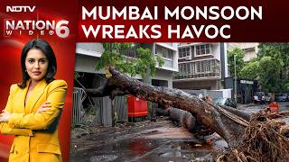 Mumbai Rain News | Wall Collapses, Trees Uprooted, Car Crushed: Mumbai Monsoon Rain Mayhem screenshot 1