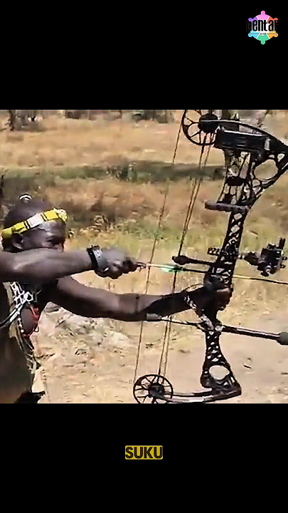 Hadza tribe tries modern arrows 😱 #uniquefacts #funnyfacts #hadza #inlandtribe #archery #bowsanda...
