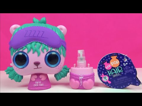 Pop Pop Hair Surprise rengarenk saçlı Pop Pop seri 1 saç sürprizi açtık ultra nadir oyuncak bulduk