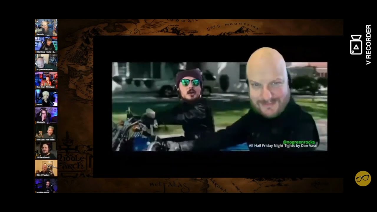 Friday night tights just played my meme video! YouTube