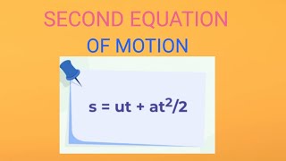 Derive S = ut + 1/2 at2   #equationofmotion