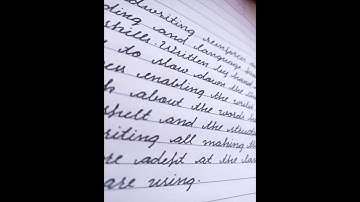 BEAUTIFUL CURSIVE WRITING WITH SIMPLE BLACK PEN! Simple pen sa beautiful cursive writing