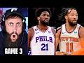 ITS OVER. THE SIXERS ARE DONE. PAUL GEORGE & JOEL EMBIID ARE DINOSAURS. KNICKS WIN.
