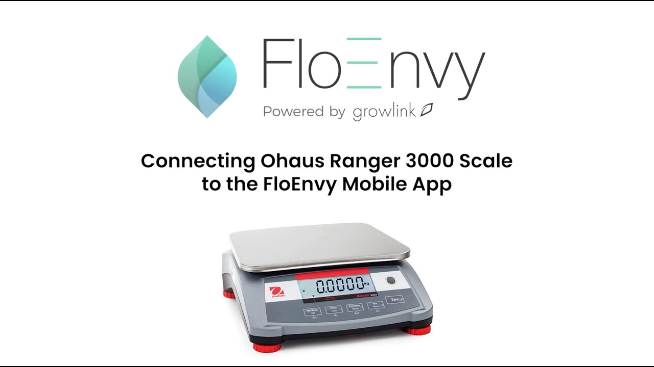 FloEnvy: Connecting Ohaus Ranger 3000 Scale