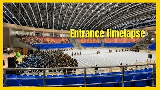 Timelapse entrance of ISPSC recognition day #graduation