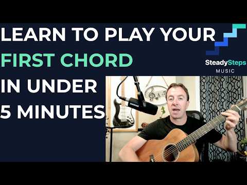 Learn to Play Your First Guitar Chord in Under 5 Minutes  |  Beginner Guitar Lesson