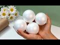 TURN ORDINARY STYROFOAM INTO BEAUTIFUL HOME DECOR 😍 THE RESULT IS AMAZING! 🤩 DIY