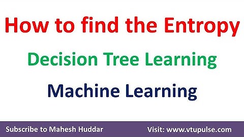 How to find the Entropy Given Probabilities decision Tree Learning Machine Learning by Mahesh Huddar