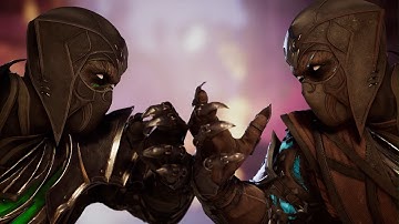 Mortal Kombat 1 - Noob Saibot vs Noob Saibot | All Intro/Interaction Dialogues