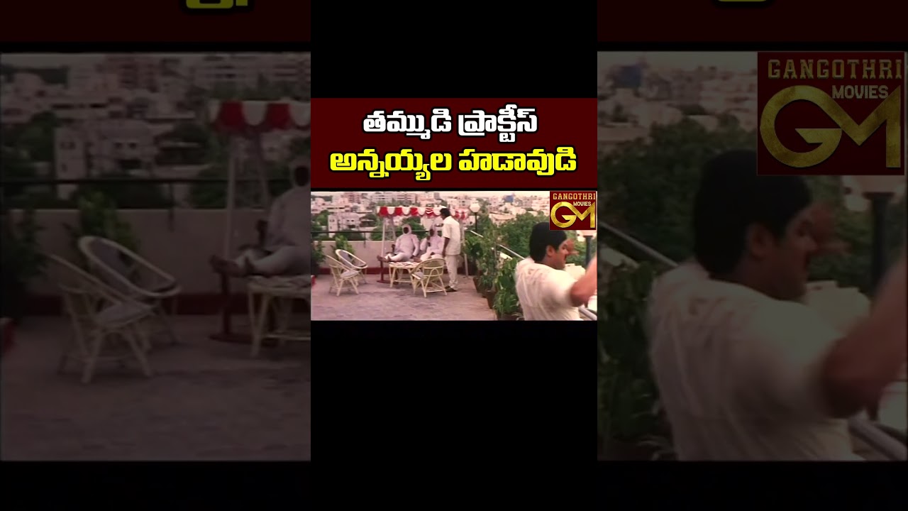 Bhadrachalam Movie Scene || తమ్ముడి ప్రాక్టీస్ – అన్నయ్యల హడావుడి..|| #gangothrimovies