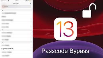 Crazy New iOS 13 Passcode Bypass!!! | Find contacts and possibly pictures!