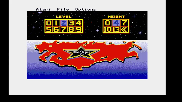 7th Nov 2023 Atari ST game Tetris (Spectrum Holobyte)