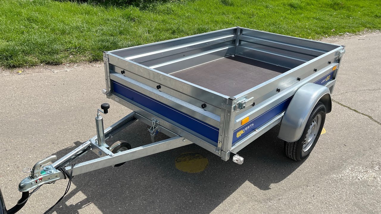 Представяне на туристическо/багажно ремарке на марката Vesta модел Light 20
