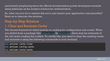 Resolving Laravel 8 UI Issue: A Step-by-Step Guide to Fix Auth Routes