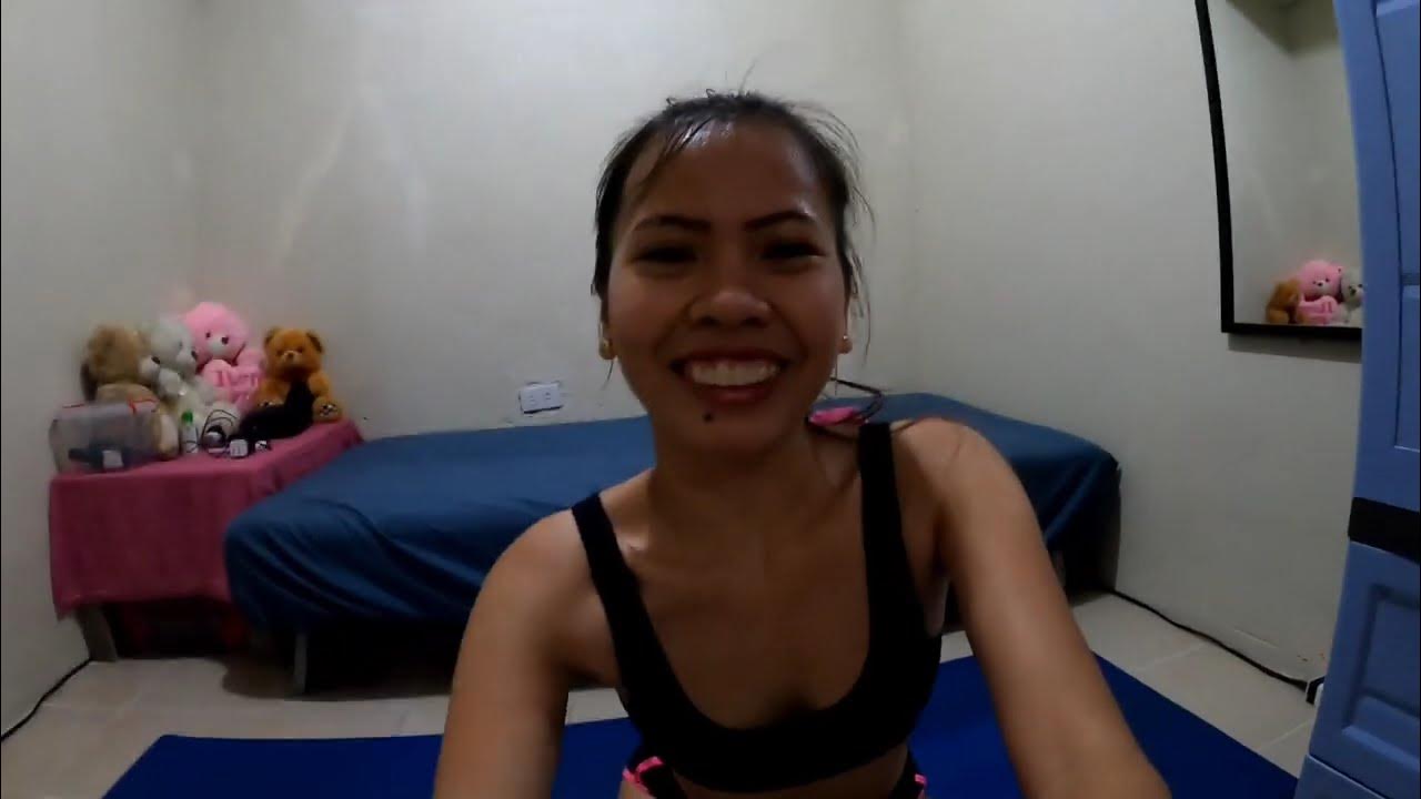 Filipina Home Workout Cebu Tiny Island Girl Youtube