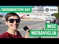 MSC Meraviglia Embarkation Day Vlog (2019)