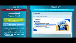 Cara Login INFO GTK dan Verval IJAZAH melalui SSO screenshot 4