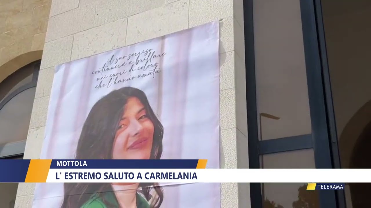 MOTTOLA, L'ESTREMO SALUTO A CARMELANIA di NICLA PASTORE