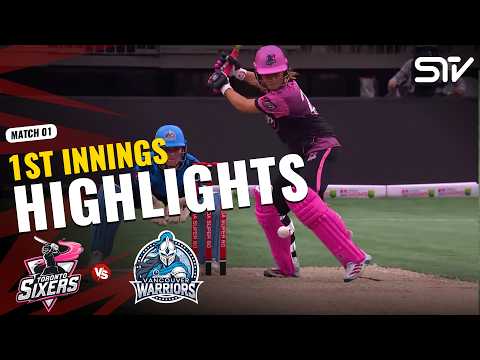 1st Innings Highlights | Toronto Sixers W vs Vancouver Warriors W | Canada Super 60 Season 2 | ZQ1H