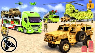 US Army Cargo Truck Transport - Military Drone Transporter Truck 3D | Android Gameplay | Part 4 screenshot 5
