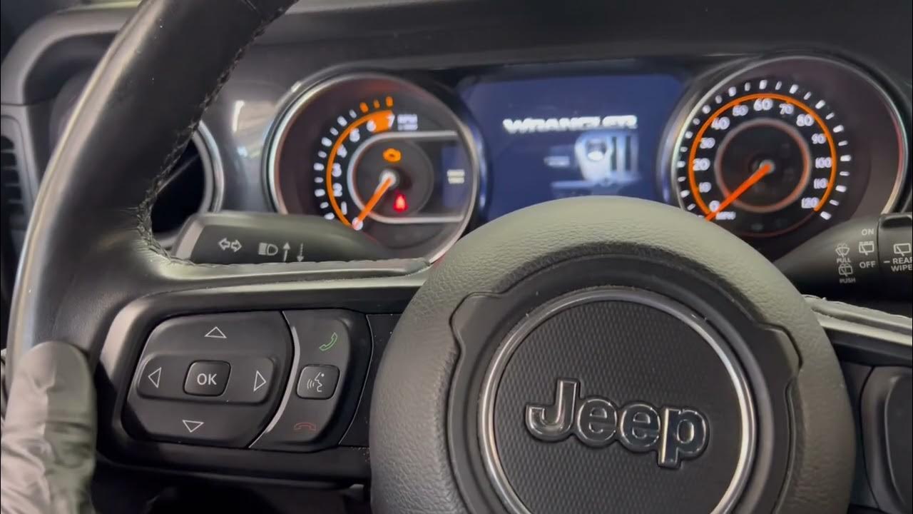 How to Reset 2021 Jeep Wrangler Oil Life Reset to 100 YouTube