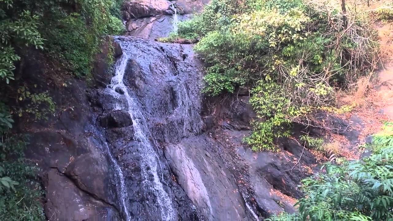 Waterfall. Cotigao Wildlife Sanctuary. Goa