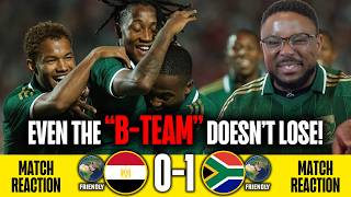 Pitso's B-Team Beats A Team that Almost Beat Messi ❗Egypt 0-1 Bafana Bafana | #afconqualifiers