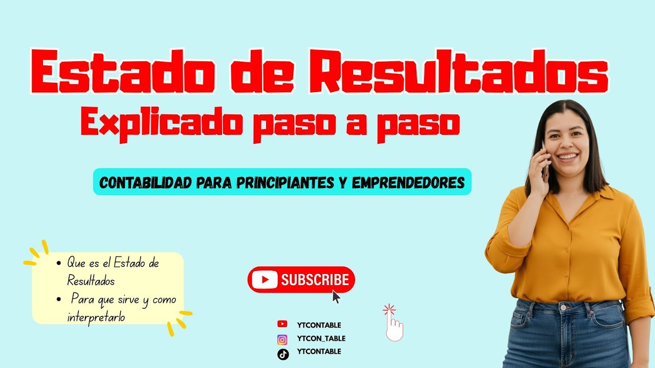 Cómo hacer un ESTADO DE RESULTADOS en contabilidad | Explicado fácil