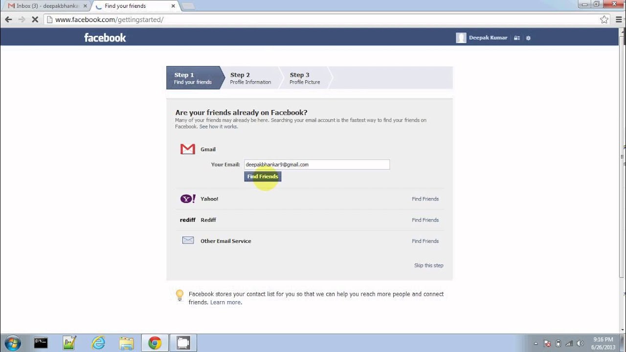 HOW TO CREATE GMAIL AND FACEBOOK ACCOUNT - YouTube