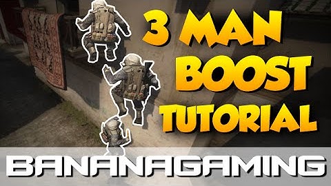 CS:GO - Legit Triple Man Boost Tutorial! (Not a 3-Man Tower)