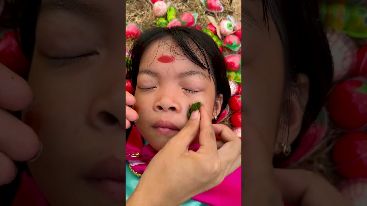 Survival skills: jungle man saves princess in the forest 