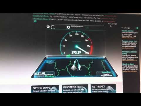 Test Connection Internet  ( speedtest )