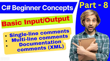 basic input and output in c# | C Sharp | Beginner Concepts | part 8