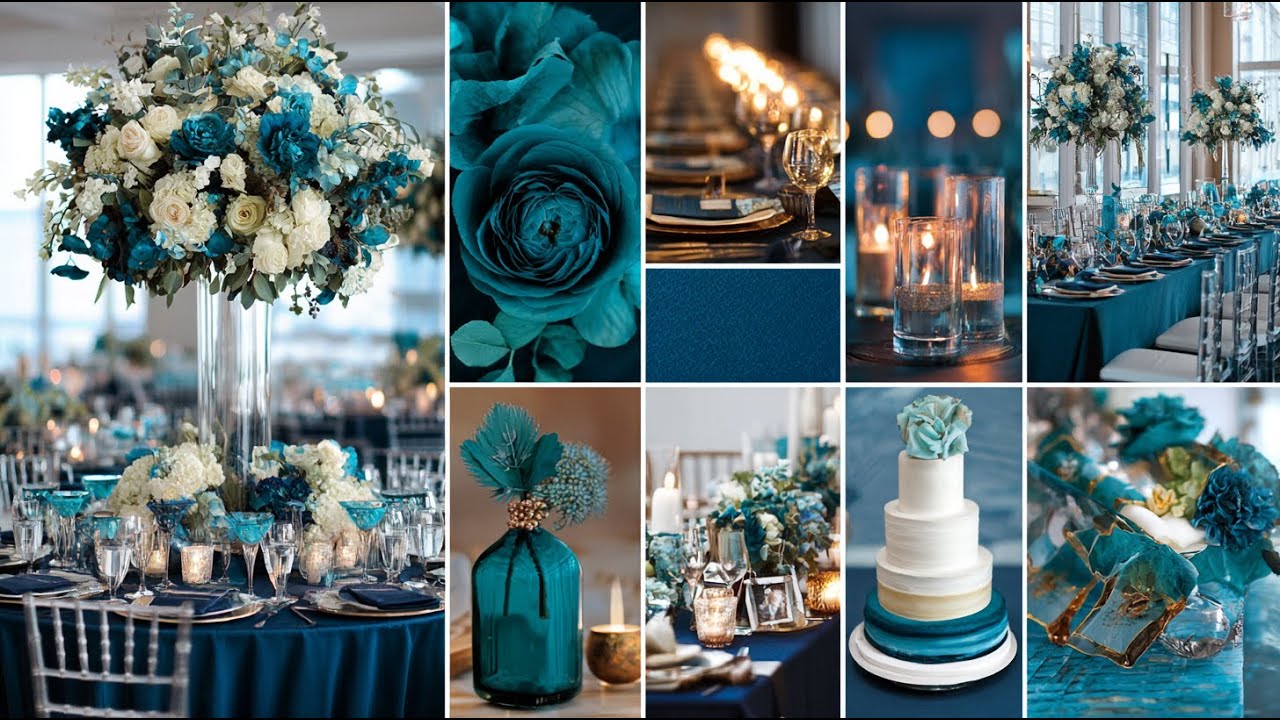 Teal & Navy Wedding Ideas for a Stunning Celebration