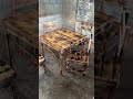 Juego de comedor #woodworking #carpintero #wood