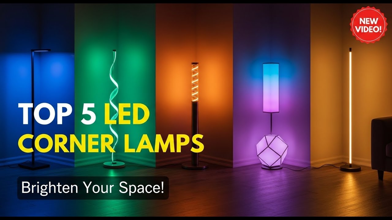 Best LED Corner Floor Lamps for Small Spaces – Bright, Stylish & Space-Saving