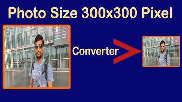 How to Make your photo 300X300 pixel and file size 100 KB Resize photos and locations for job.
