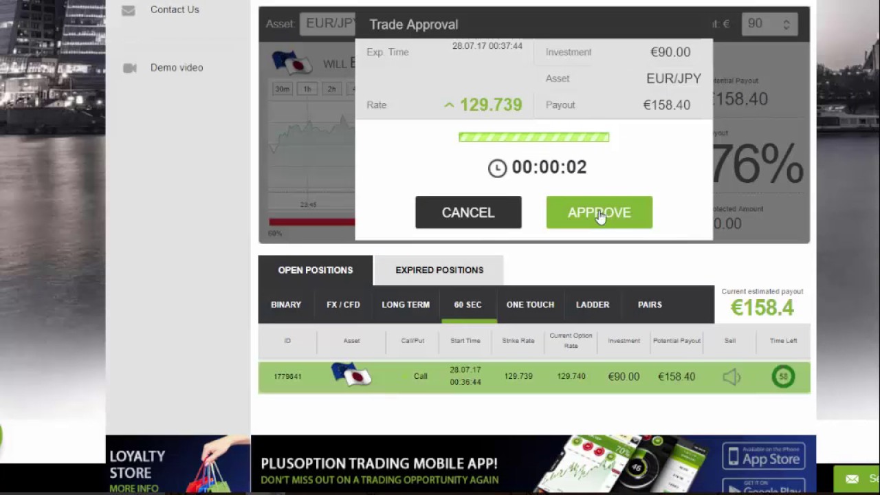 Auto Binary Signals (Perfect Match) Video 1 Live Trading - July 28th 2017
