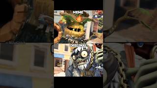PVZ Tree Meme vs Original | Pvz Tree vs Yeti meme #shorts #phonk