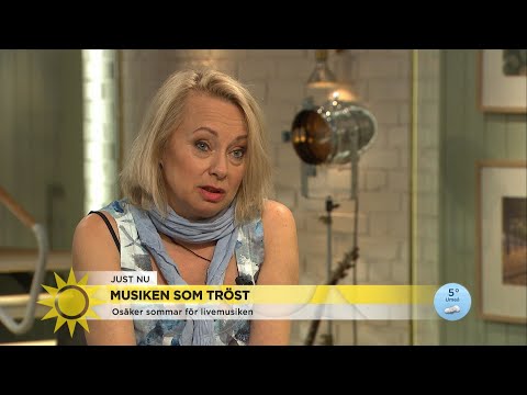 Louise Hoffsten saknar publiken: ”Att streama är inte alls samma grej” - Nyhetsmorgon (TV4)