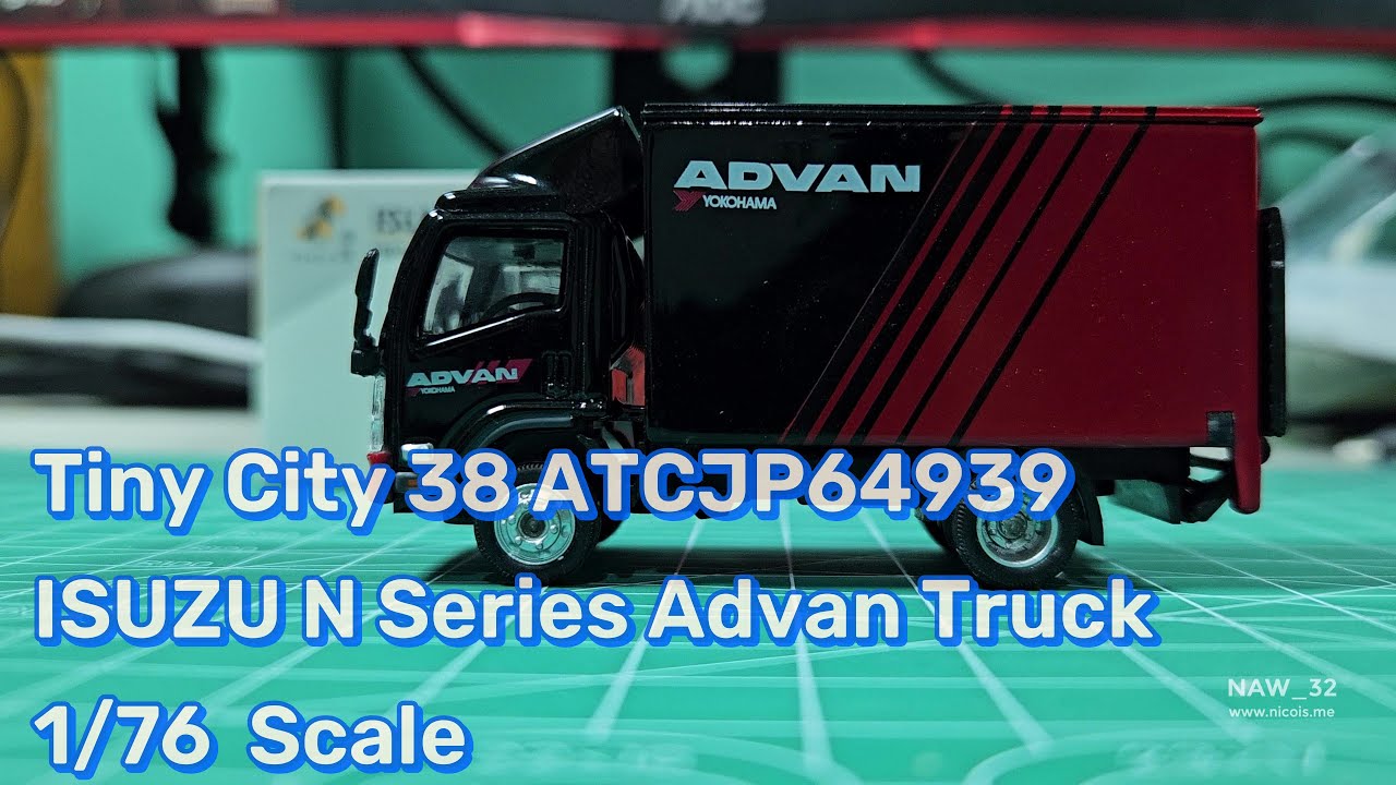 Unboxing Tiny City 38 Diecast ISUZU N Series Advan Yokohama Livery