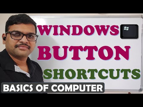 WINDOWS BUTTON SHORTCUTS || START BUTTON SHORTCUTS || BASICS OF COMPUTER