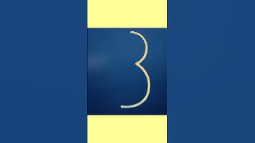 Penguin drawing with number 3 #shorts #art #ytshorts @CreativeArtflick21