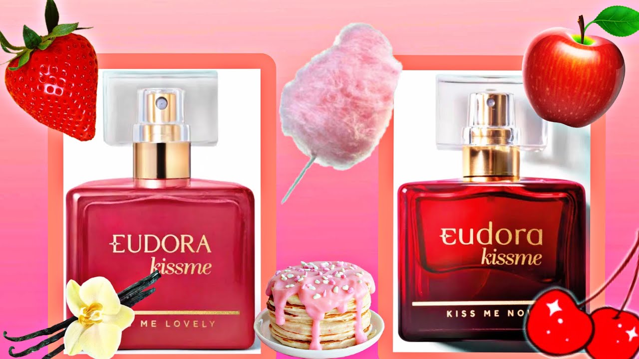 Eudora kiss me now e o lançamento Kiss me lovely. Dois perfumes que