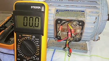 How to check for open circuit in electric motors