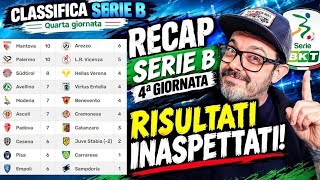 CLASSIFICA SERIE B || PALERMO e MANTOVA  1️⃣ SAMPDORIA 😭 HELLAS VERONA E PISA 🔴 CATANZARO ✌️RECAP 4ª
